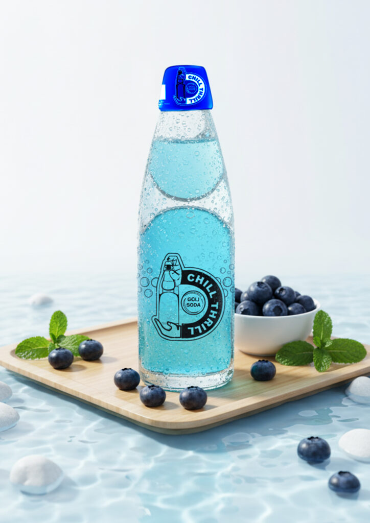 Blueberry The Chill thrills Goli Soda